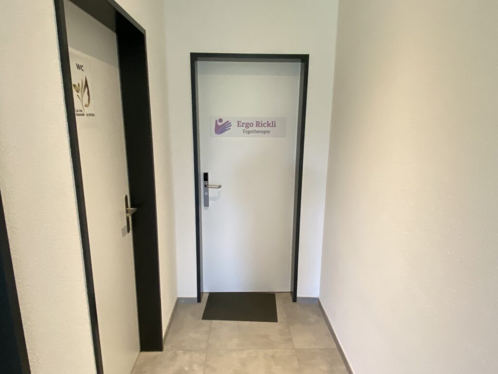 Räumlichkeiten der Praxis Ergo Rickli in Zeiningen